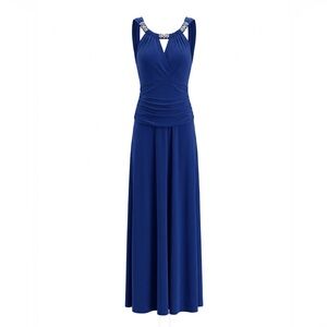 Cache Royal Blue Formal Maxi Dress Size 0 Prom